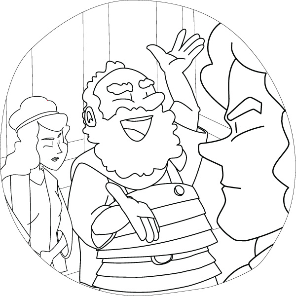 Abner Goes Over to David with Michal