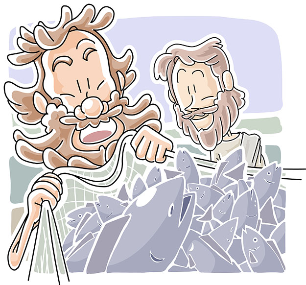 Christian _ Jesus told Peter to fish