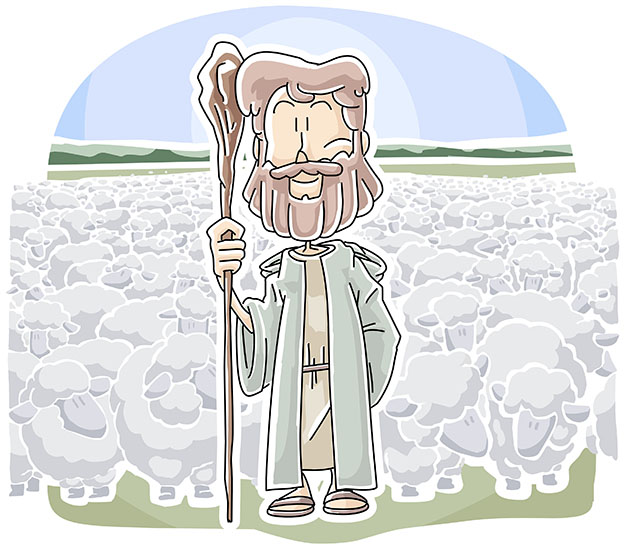 Jesus The good shepherd