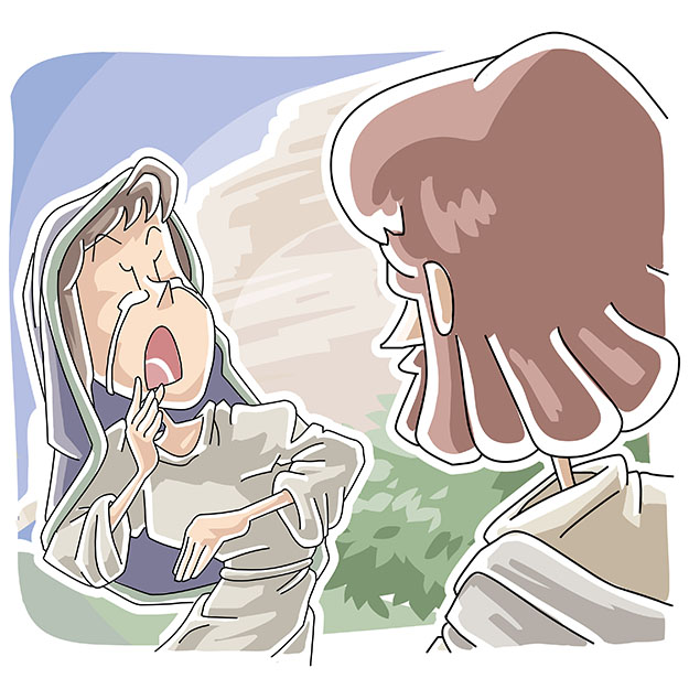Mary Magdalene witnessed the Resurrection