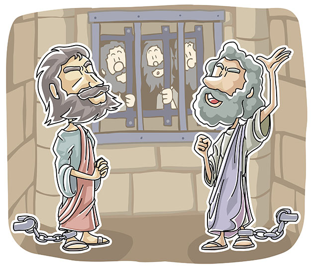 Paul and Silas praised God in Prison