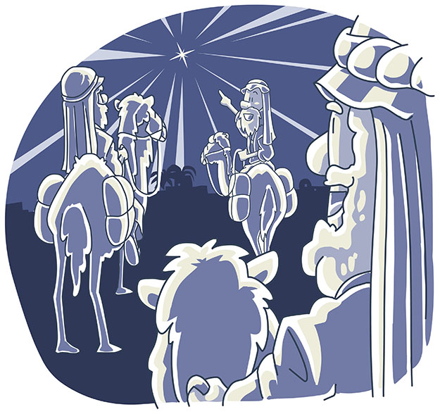 Three Wise Men and the star
