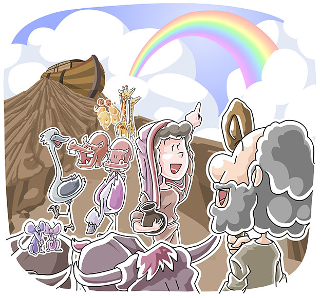 The rainbow of God's promise
