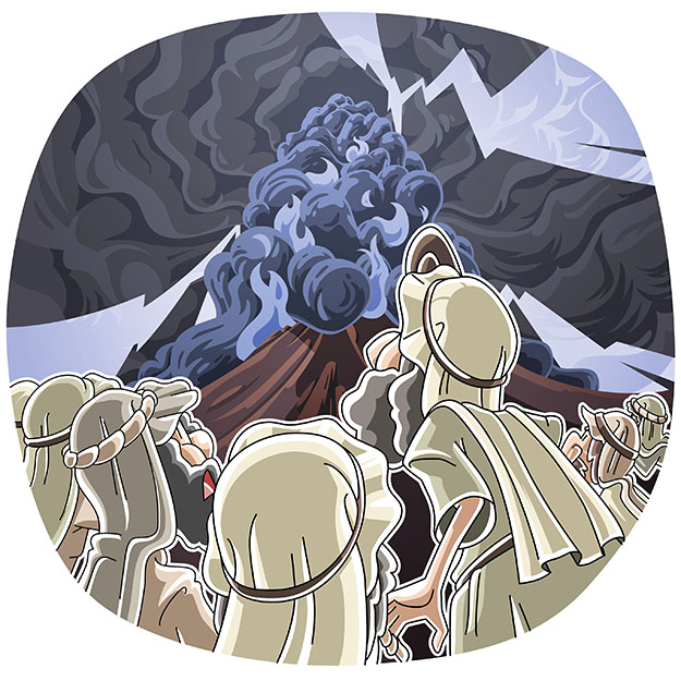 The LORD descended on Mount Sinai