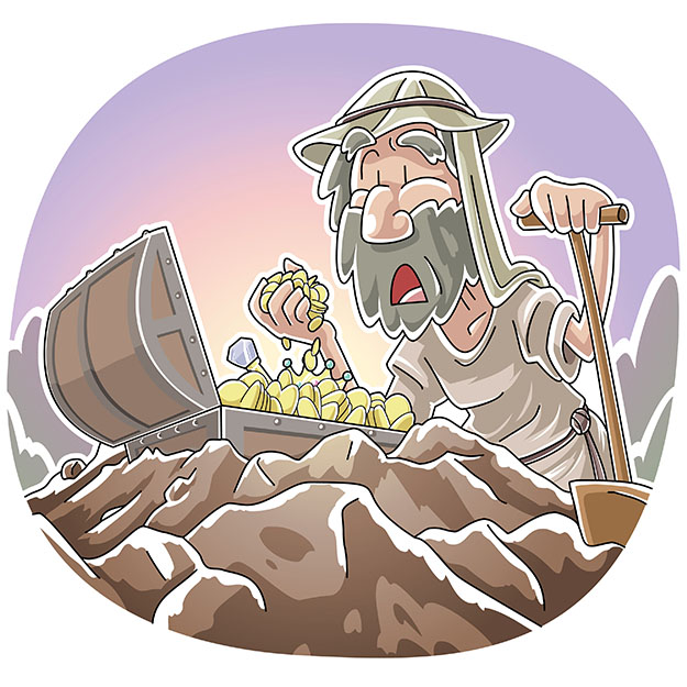Parable of the hidden treasure