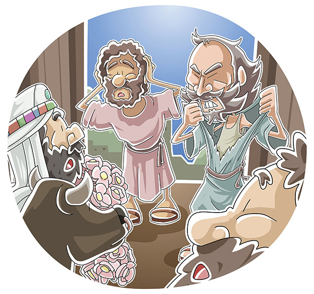 Paul and Barnabas mistaken for gods