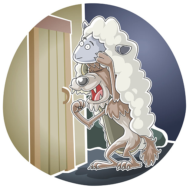 Wolf in sheep's clothing