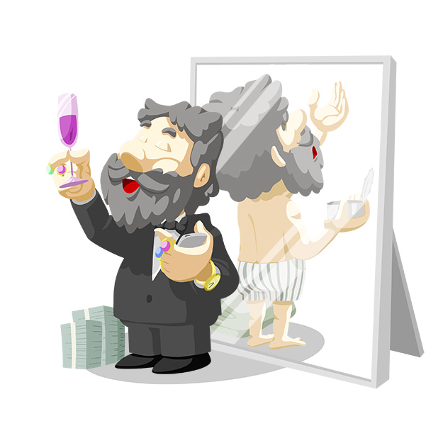 You do not realize that you are wretched