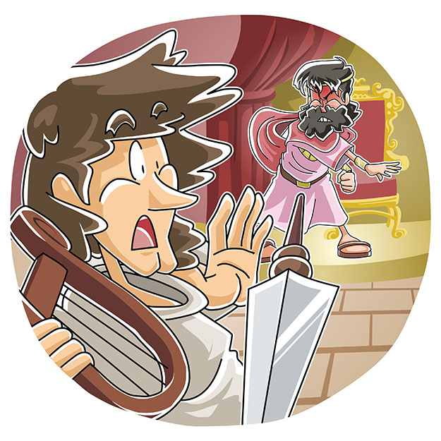King Saul tries to kill David