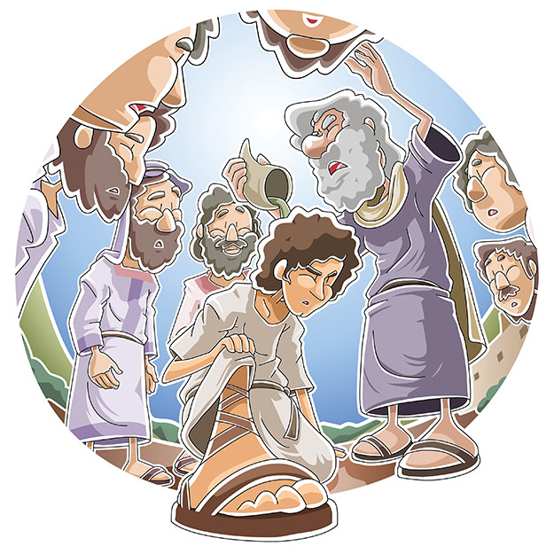 Christian cliparts samuel anoints david